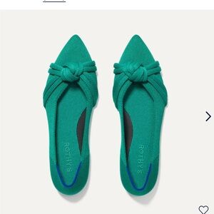 Rothy’s Knot Point II green flats